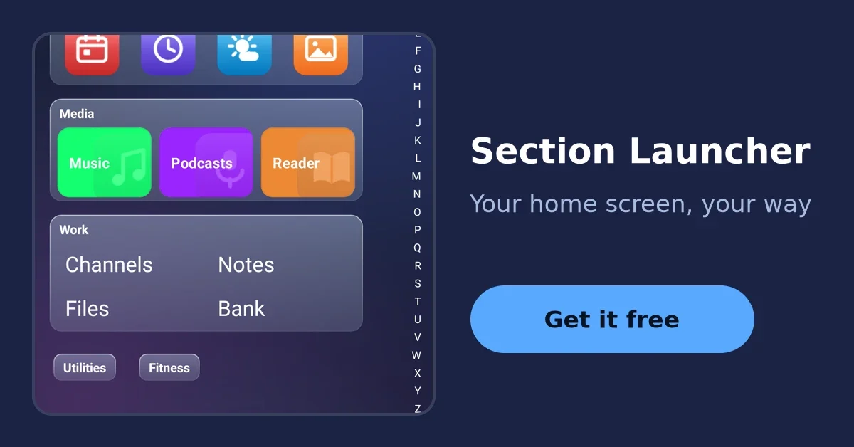 Section Launcher